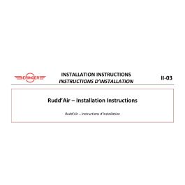 Rudd’Air – Installation Instructions