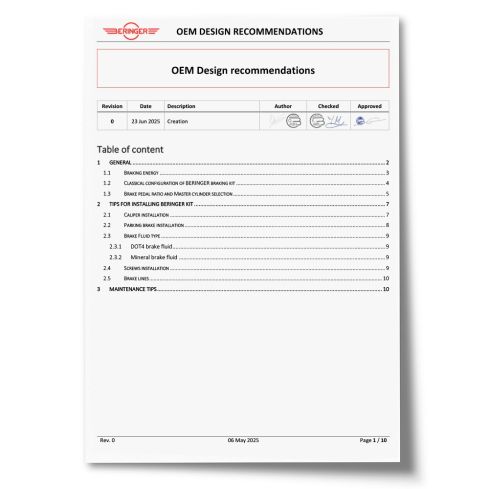 OEM Design recommendations