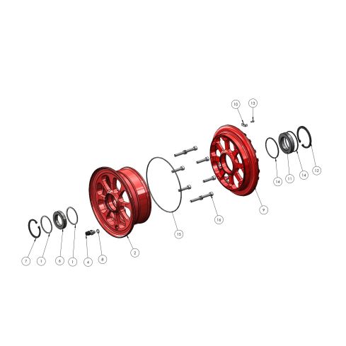 Wheel - Roue RF-004.1 (6.00 x 6")