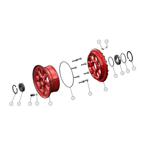 Wheel - Roue RF-004.2 (6.00 x 6")