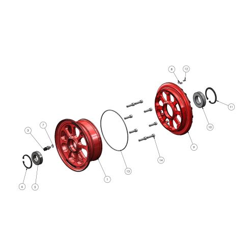 Wheel - Roue RF-004W (6.00 x 6")