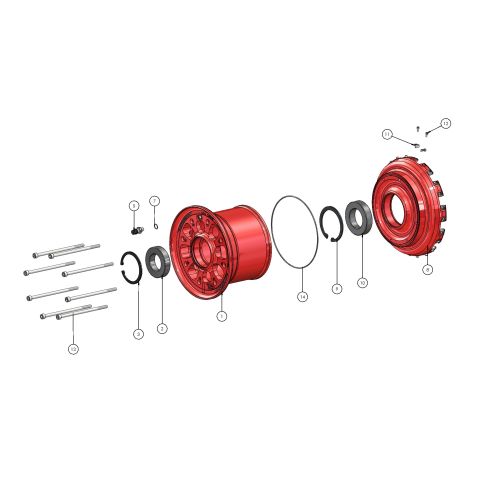 Wheel - Roue RF-006 (6.00 x 6")