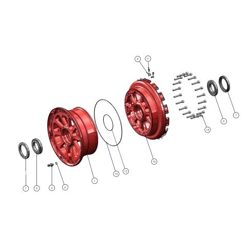 Wheel - Roue RF-010.3 (18.00 x 5.5")