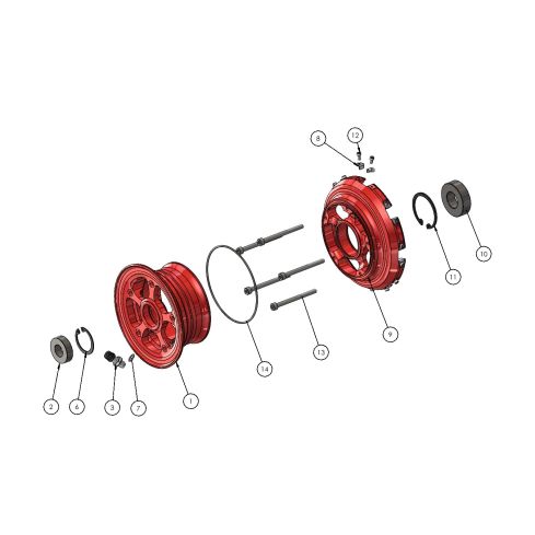 Wheel - Roue RF-013 (3.5 x 4")
