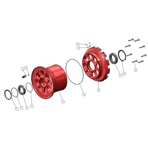 Wheel - Roue RF-015.1W