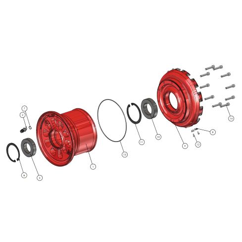 Wheel - Roue RF-017 (6.00 x 6")