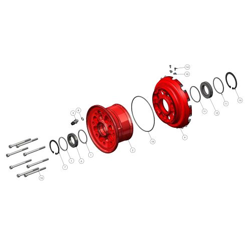 Wheel - Roue RF-018.1 (5.00 x 5")