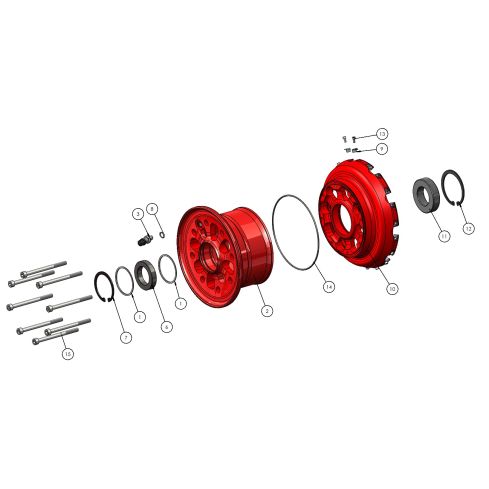 Wheel - Roue RF-018.2 (5.00 x 5")