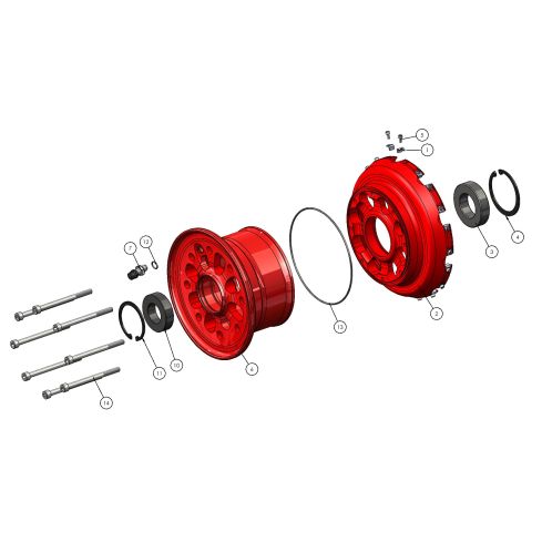 Wheel - Roue RF-018 (5.00 x 5")