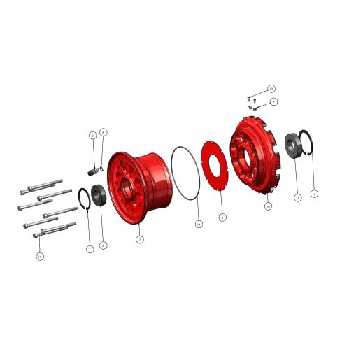 Wheel - Roue RF-019.1 (5.00 x 5")