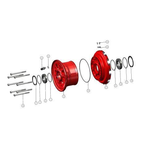 Wheel - Roue RF-019.3 (5.00 x 5")