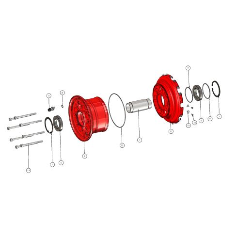 Wheel - Roue RF-019.6 (5.00 x 5")