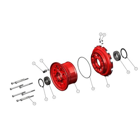 Wheel - Roue RF-019W (5.00 x 5")