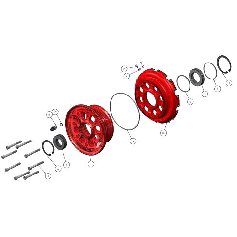 Wheel - Roue RF-020.2 (4.00 x 5")