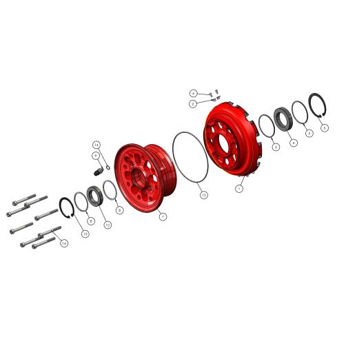 Wheel - Roue RF-021.1 (4.00 x 5")