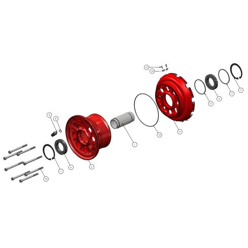Wheel - Roue RF-022 (5.00 x 5")