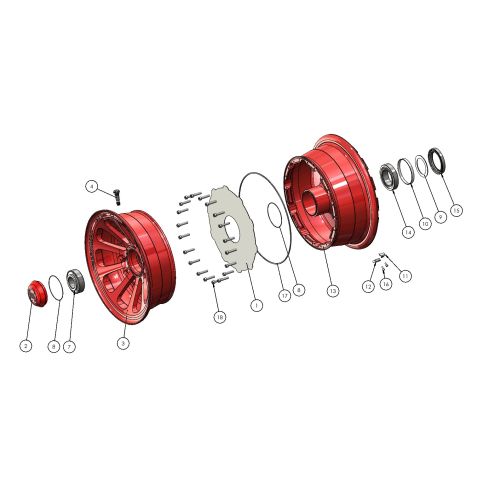 Wheel - Roue RF-003 (11.00 x 12")