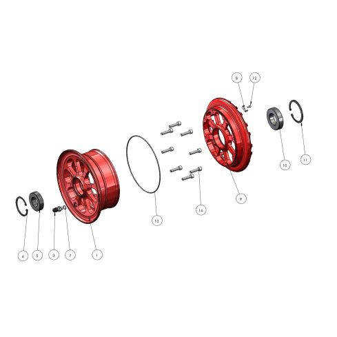 Wheel - Roue RF-004 (6.00 x 6")