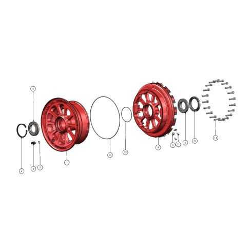 Wheel - Roue RF-010 (18.00 x 5.5")