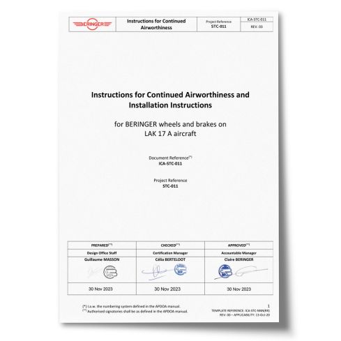 STC-011 - LAK 17A - Installation and maintenance manual